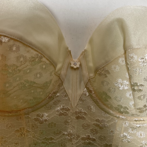 Dominique Ivory Bustier Strapless Backless Longline Bra - Picture 5 of 10